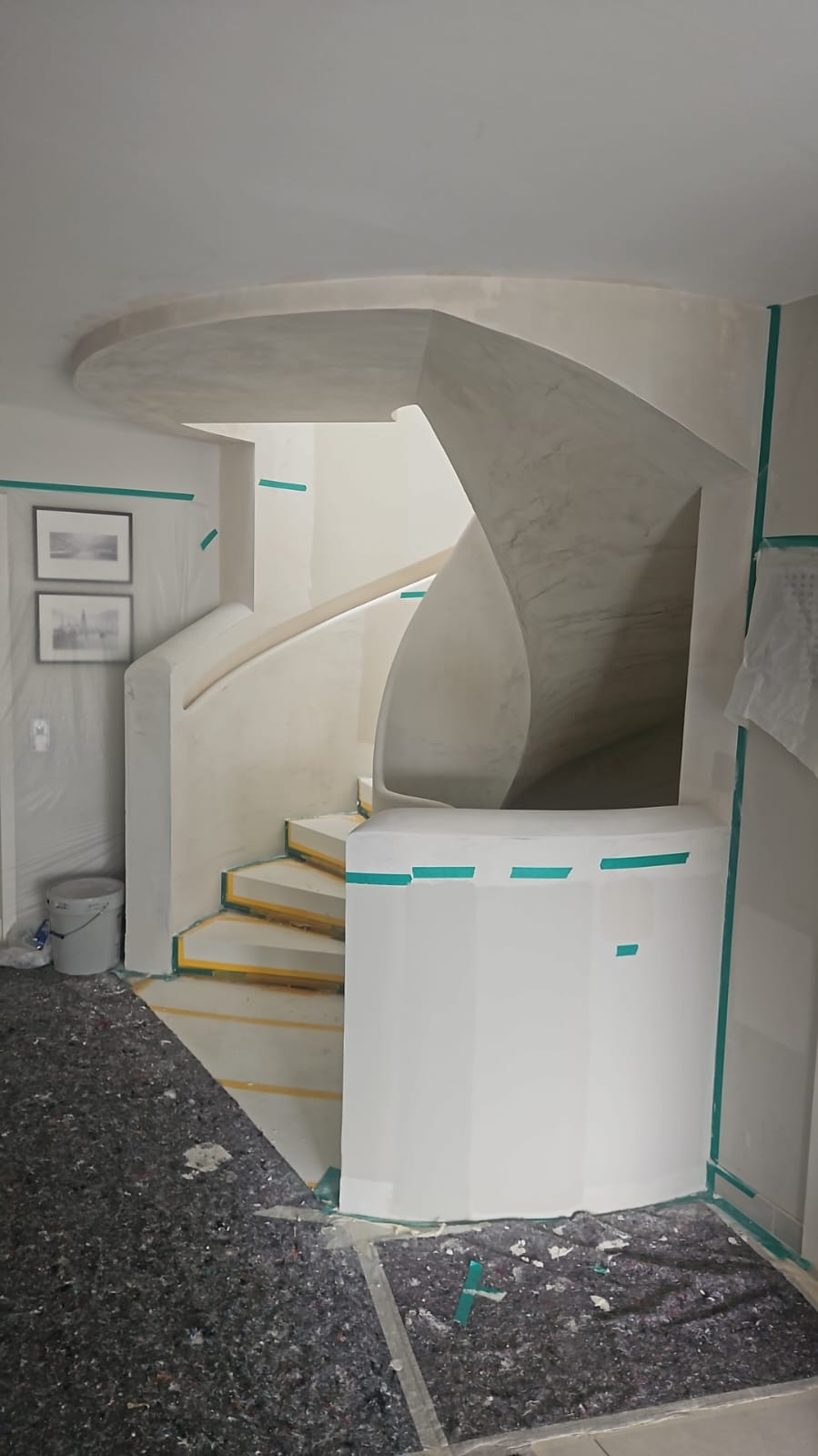 Renovierung einer Wendeltreppe
